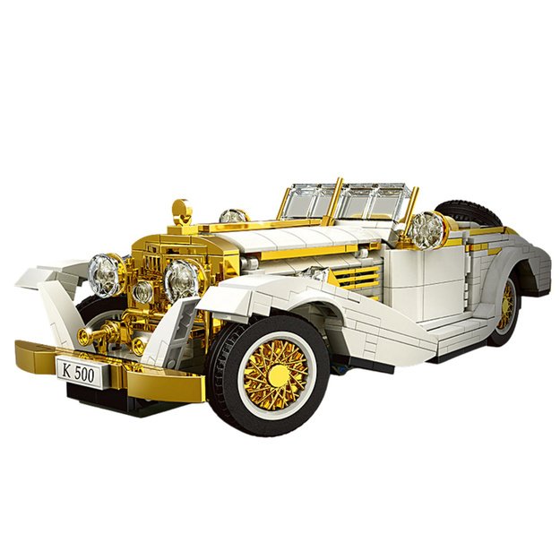 Retro automobilio “Mudking Models K500” konstruktoriaus rinkinys vaikams 952 el. 1
