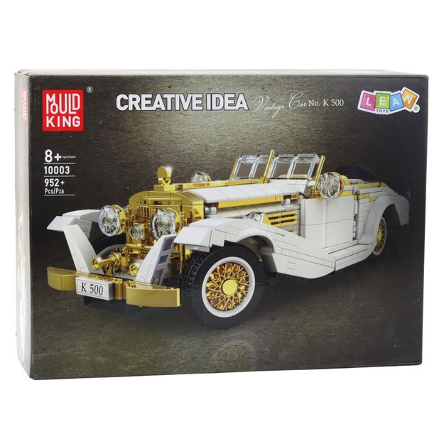 Retro automobilio “Mudking Models K500” konstruktoriaus rinkinys vaikams 952 el. 2