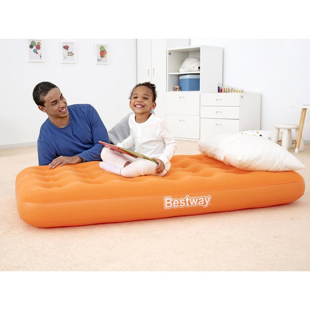 Pripučiamas čiužinys vaikams 183 cm x 69 cm Bestway, oranžinis