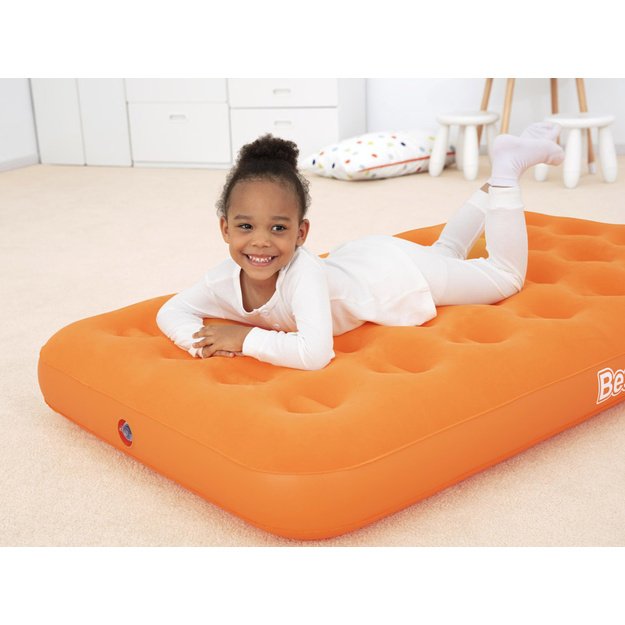 Pripučiamas čiužinys vaikams 183 cm x 69 cm Bestway, oranžinis