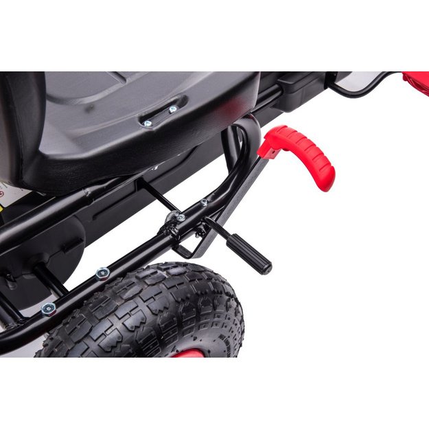Velomobilis su pedalais Go-kart G18, raudonas