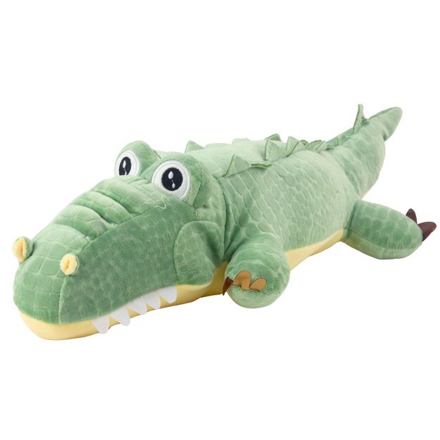 Pliušinis žaislinis krokodilas, žalias, 50 cm