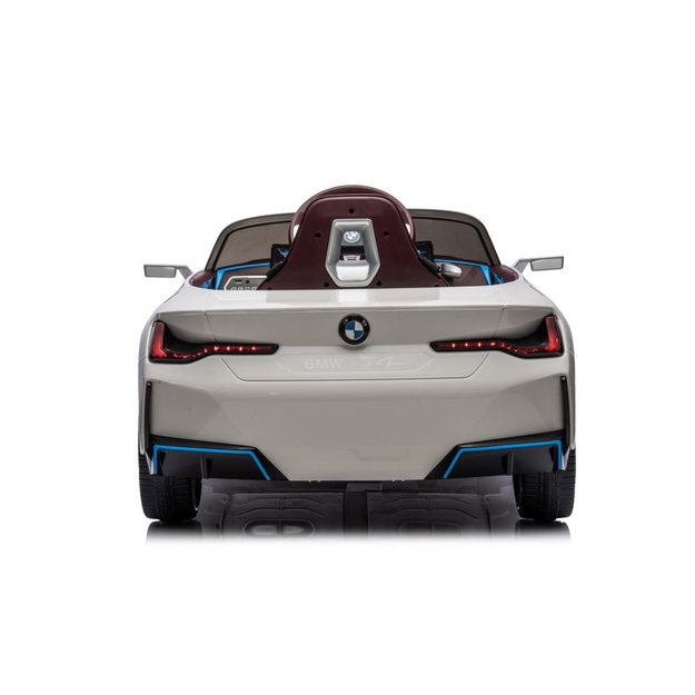 Vienvietis elektromobilis vaikams BMW I4 4x4, baltas 6
