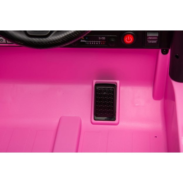 Vienvietis elektrinis visureigis Toyota FJ Pink 4x4, rožinis