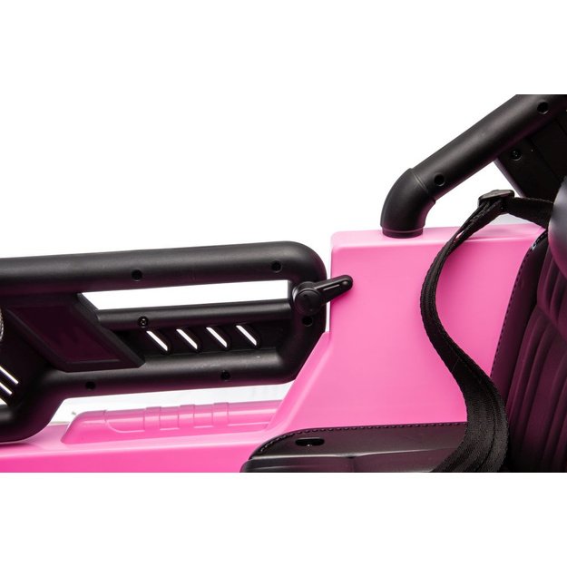 Vienvietis elektrinis visureigis Toyota FJ Pink 4x4, rožinis