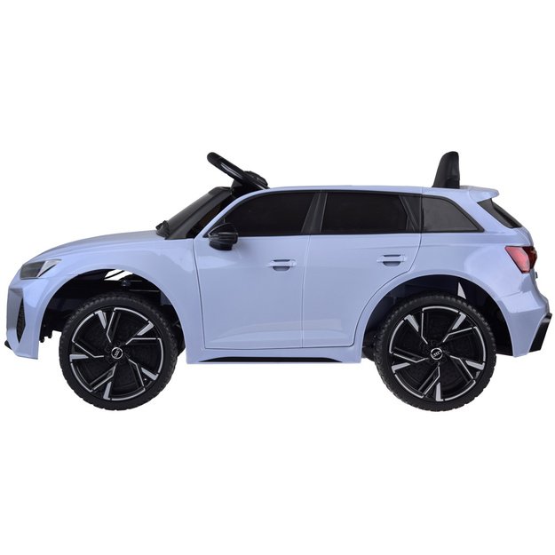 Vienvietis elektromobilis vaikams AUDI RS 6, mėlynas