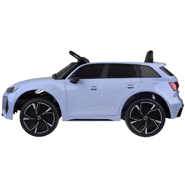 Vienvietis elektromobilis vaikams AUDI RS 6, mėlynas