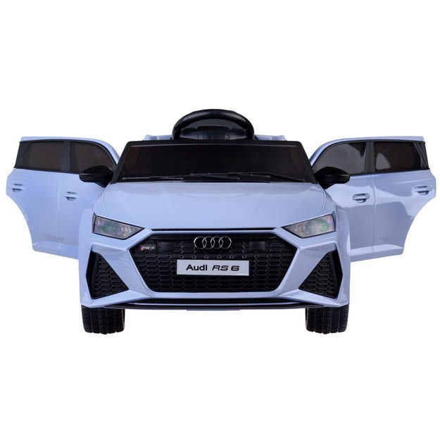 Vienvietis elektromobilis vaikams AUDI RS 6, mėlynas