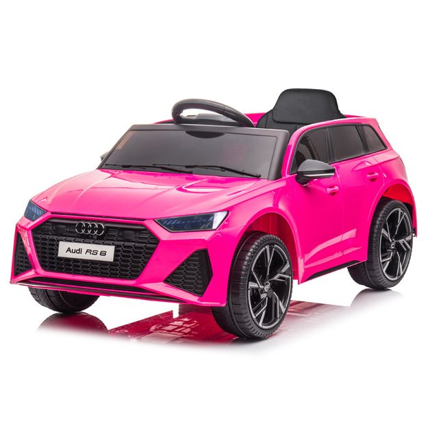 Vienvietis elektromobilis vaikams AUDI RS 6, mėlynas