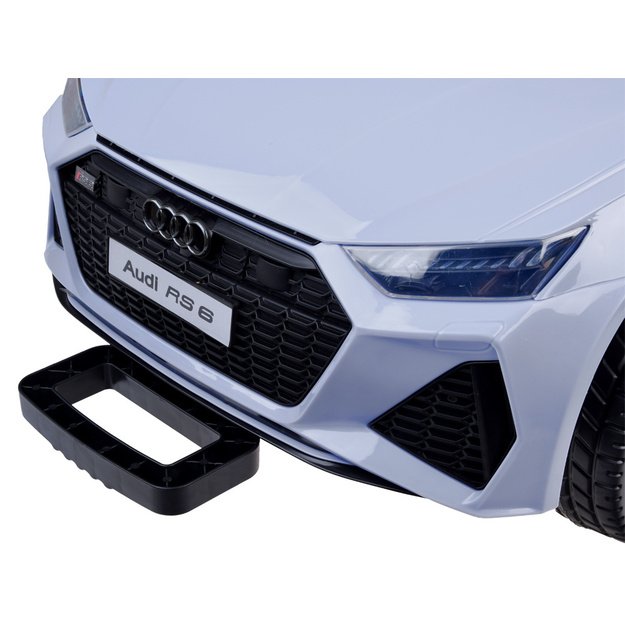 Vienvietis elektromobilis vaikams AUDI RS 6, mėlynas