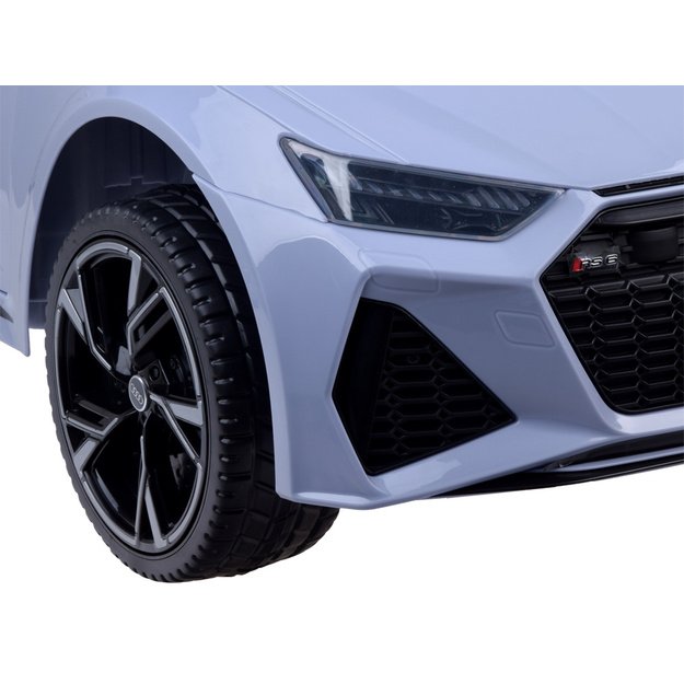 Vienvietis elektromobilis vaikams AUDI RS 6, mėlynas
