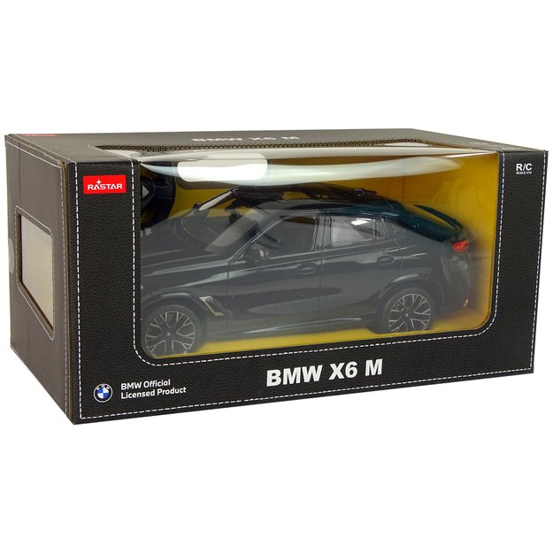 Nuotoliniu būdu automobilis Bmw X6 M 1:14, juodas