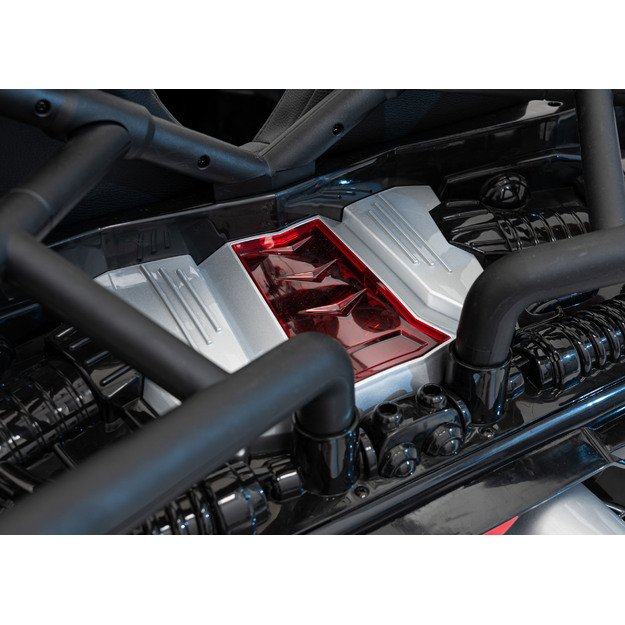 Dvivietis elektromobilis bagis Auto Buggy Racing 5, 24V, juodas