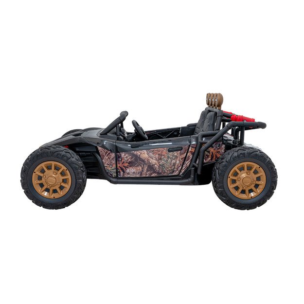 Dvivietis elektromobilis bagis Auto Buggy Racing 5, 24V, juodas