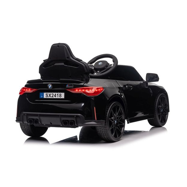 Vienvietis elektromobilis vaikams BMW M4, juodas 8