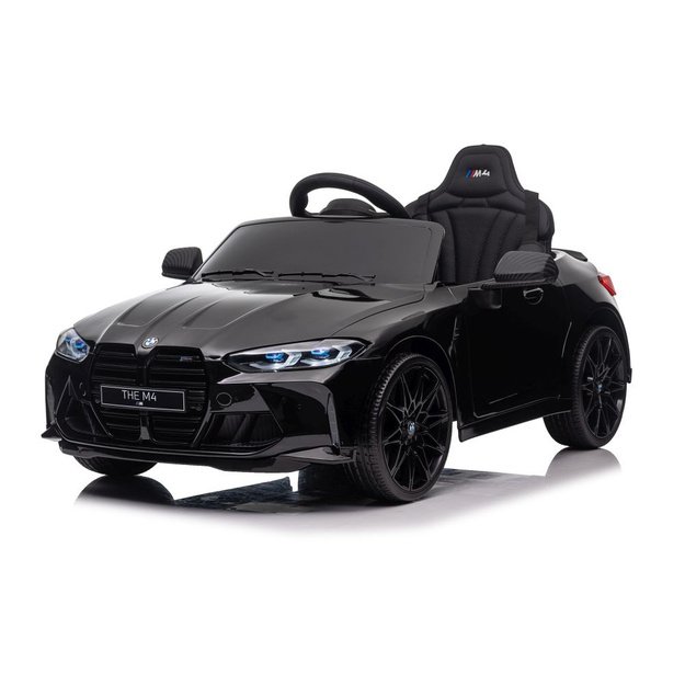 Vienvietis elektromobilis vaikams BMW M4, juodas 14