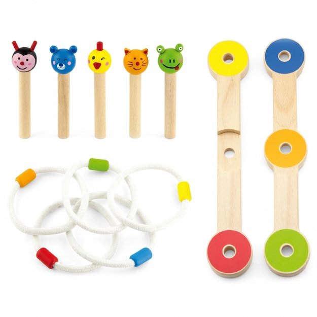 Medinis žaidimas - žiedo metimas Viga Toys