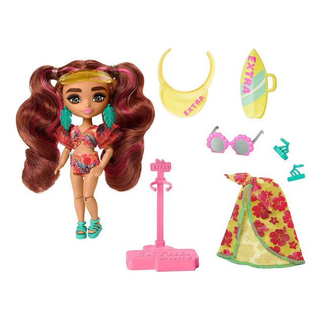 Lėlė Barbie su paplūdimio aksaesuarais