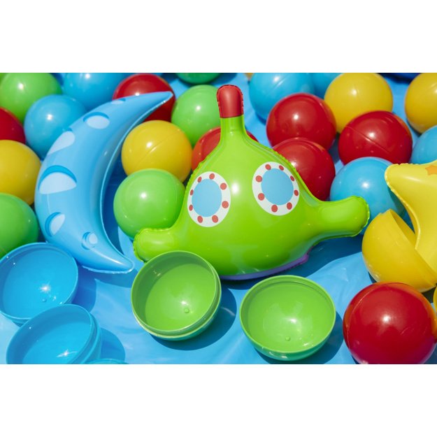 Pripučiamas baseinas vaikams 102x25cm su kosmoso tematika, Bestway