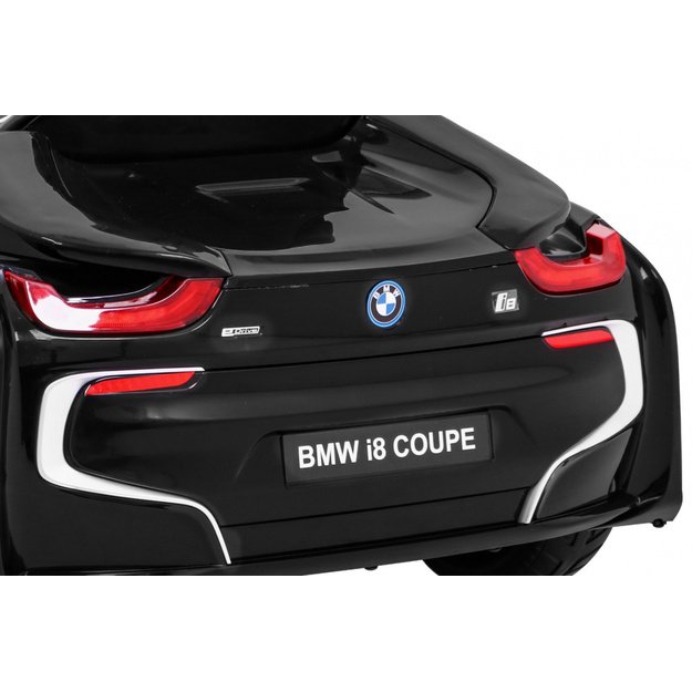 Vienvietis elektromobilis vaikams BMW I8 Lift, juodas