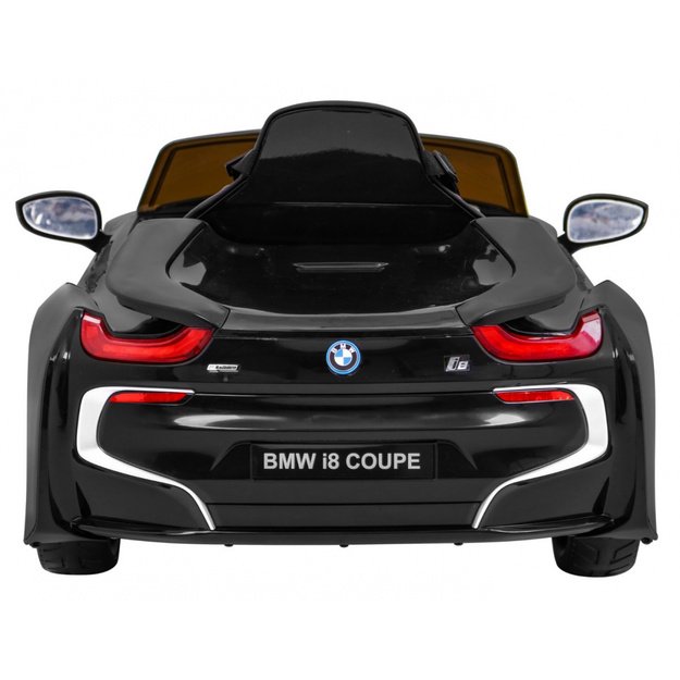 Vienvietis elektromobilis vaikams BMW I8 Lift, juodas