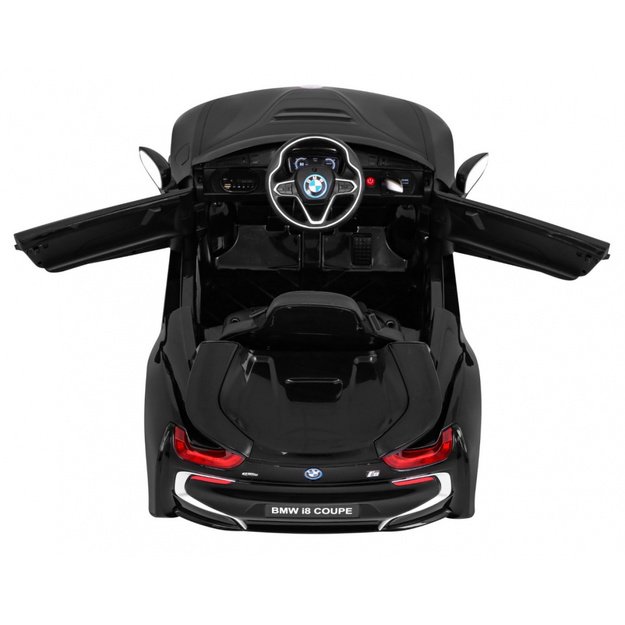 Vienvietis elektromobilis vaikams BMW I8 Lift, juodas