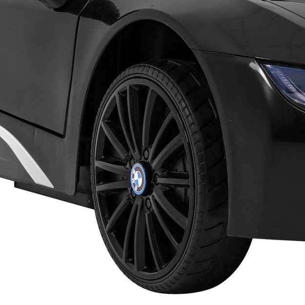 Vienvietis elektromobilis vaikams BMW I8 Lift, juodas