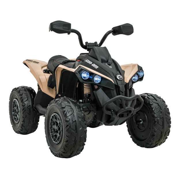Vienvietis elektrinis keturratis vaikams Maverick ATV, chaki