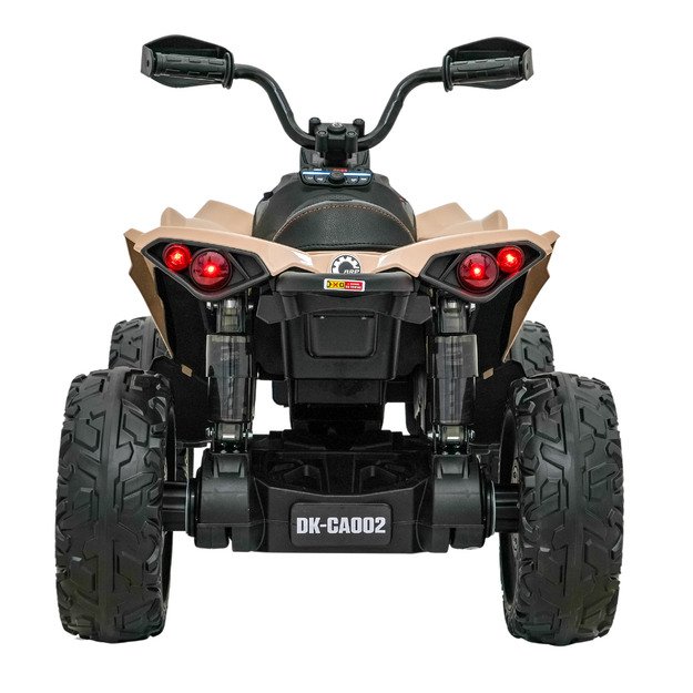 Vienvietis elektrinis keturratis vaikams Maverick ATV, chaki