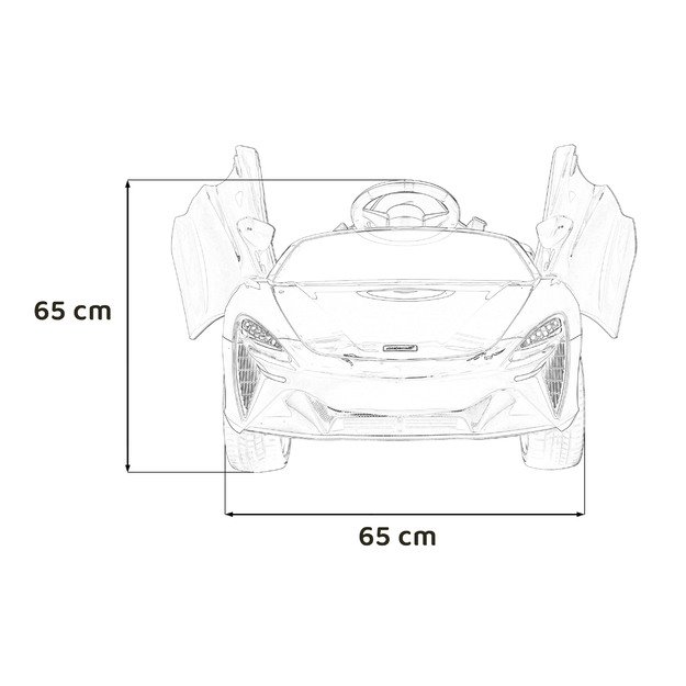 Vienvietis elektromobilis vaikams McLaren Artur 4x4, raudonas