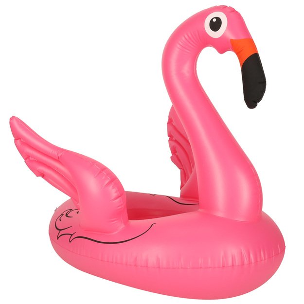 Pripučiamas plaukimo plaustas vaikams, flamingas