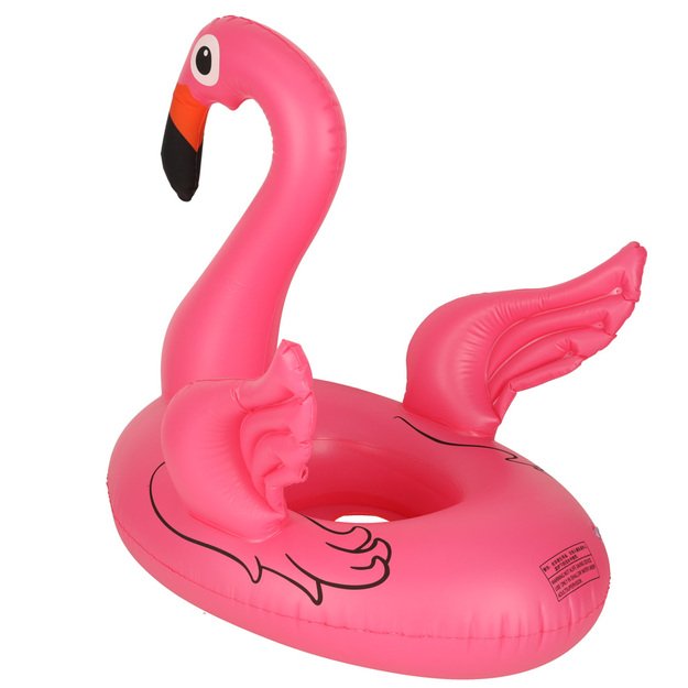 Pripučiamas plaukimo plaustas vaikams, flamingas