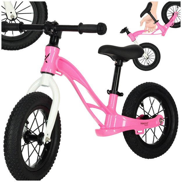 Balansinis dviratis vaikams, rožinis, Trike Fix Active X1