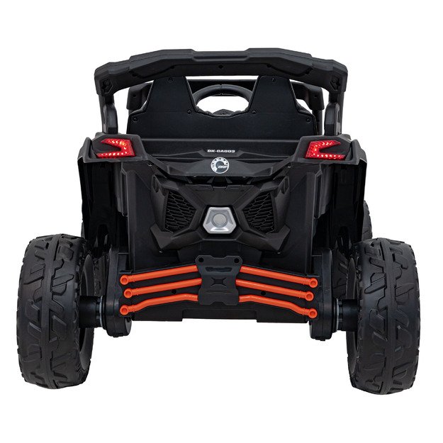 Vienvietis elektrinis bagis vaikams Maverick CAN-AM, oranžinis