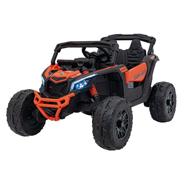 Vienvietis elektrinis bagis vaikams Maverick CAN-AM, oranžinis