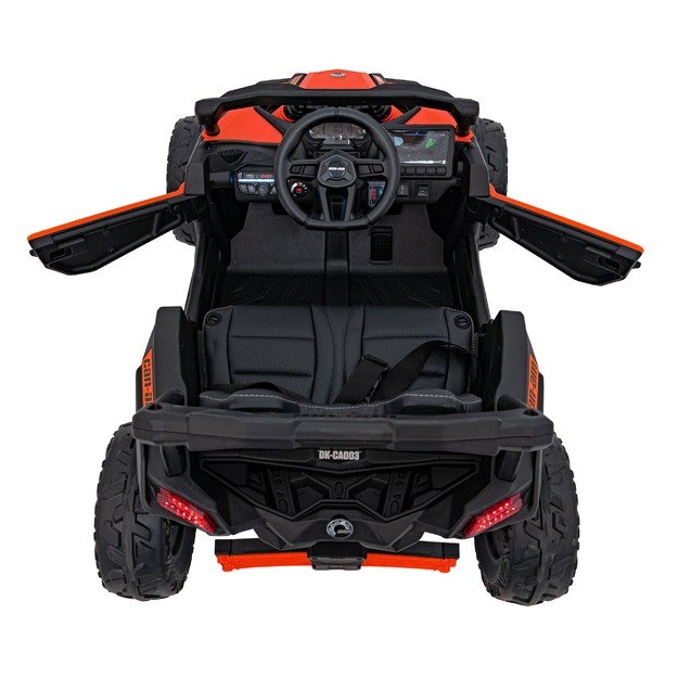 Vienvietis elektrinis bagis vaikams Maverick CAN-AM, oranžinis