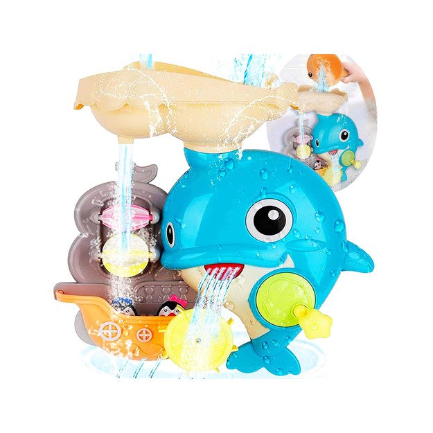 Vonios žaislas „Laimingas delfinas“