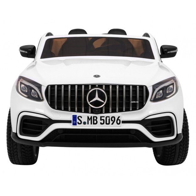 Dvivietis elektromobilis Mercedes GLC 63S 4x4, baltas