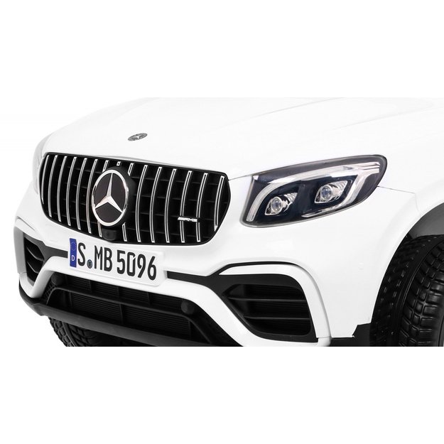Dvivietis elektromobilis Mercedes GLC 63S 4x4, baltas
