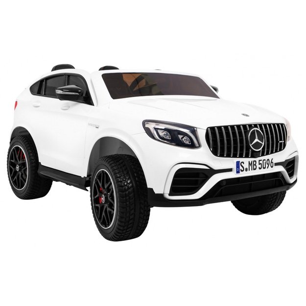 Dvivietis elektromobilis Mercedes GLC 63S 4x4, baltas
