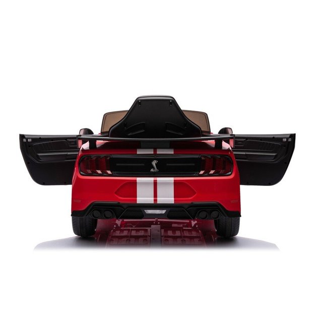 Vienvietis elektromobilis vaikams Ford Mustang GT500 Shelby, raudonas