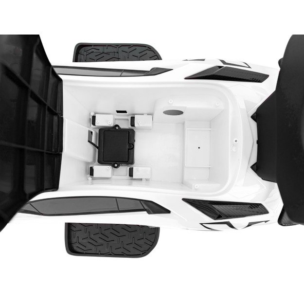 Paspiriama mašinėlė - stumdukas Lamborghini Aventador SV  vaikams, balta
