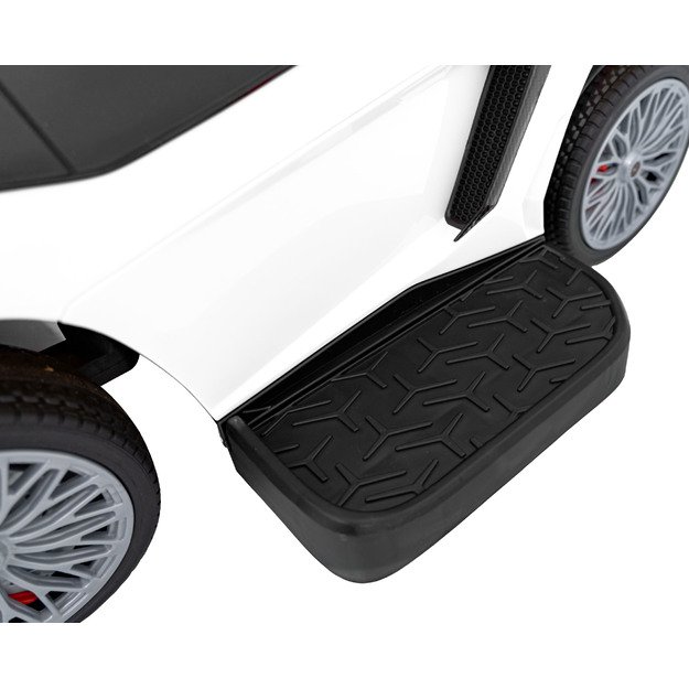 Paspiriama mašinėlė - stumdukas Lamborghini Aventador SV  vaikams, balta
