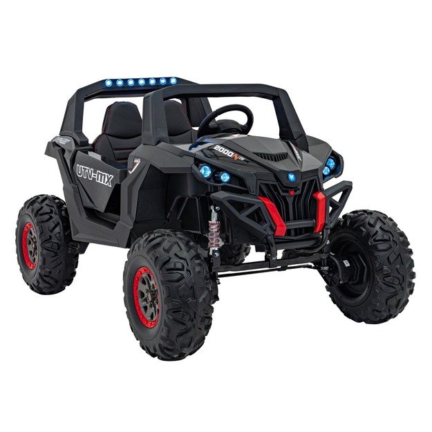 Dvivietis elektrinis bagis vaikams UTV-MX 2000N, juodas