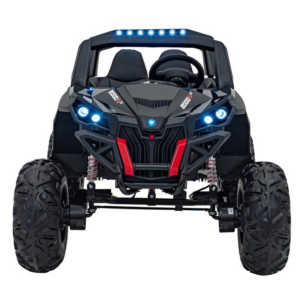 Dvivietis elektrinis bagis vaikams UTV-MX 2000N, juodas