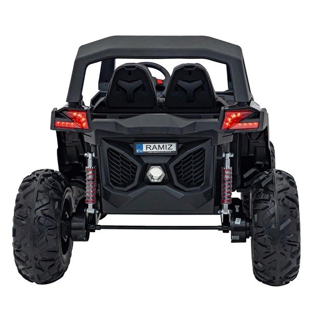 Dvivietis elektrinis bagis vaikams UTV-MX 2000N, juodas