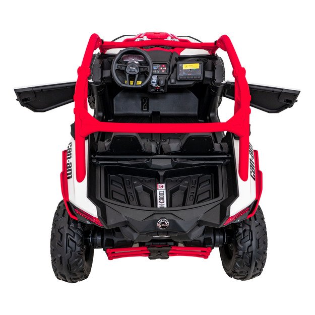 Dvivietis elektromobilis bagis Maverick Turbo RR, raudonas 19