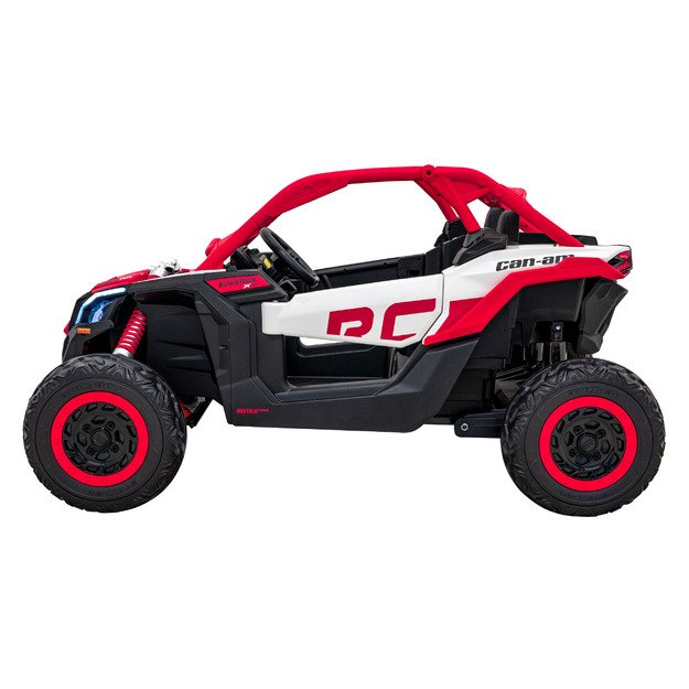 Dvivietis elektromobilis bagis Maverick Turbo RR, raudonas