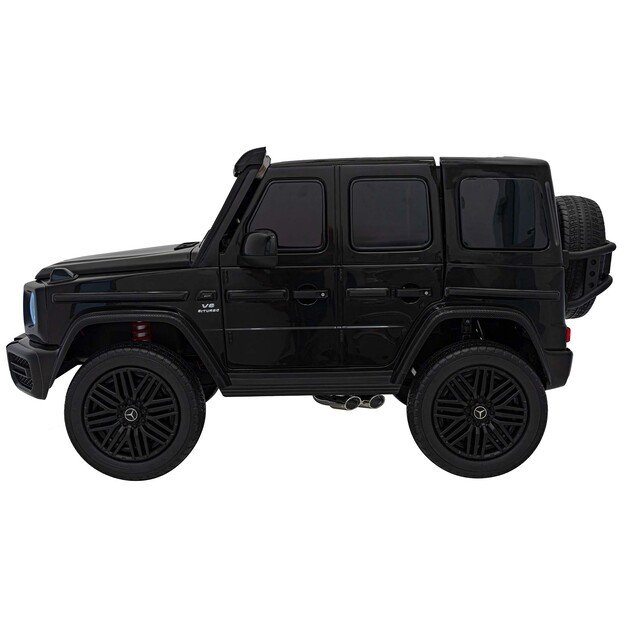 Galingas 4x4 200W dvivietis elektromobilis Mercedes Benz G63 AMG XXL, juodas