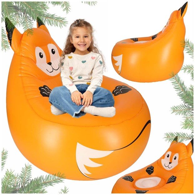 Pripučiamas lapės formos fotelis 72x72x64cm, Bestway